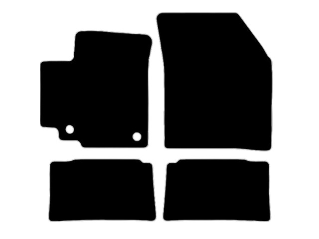 MATTENSET VELOURS (DONKERGRIJS) NISSAN PIXO 2009-