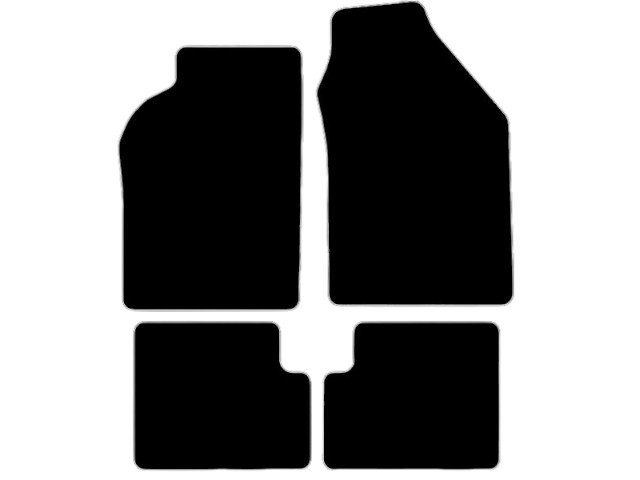 MATTENSET VELOURS (DONKERGRIJS) NISSAN SUNNY N14 1991-1996
