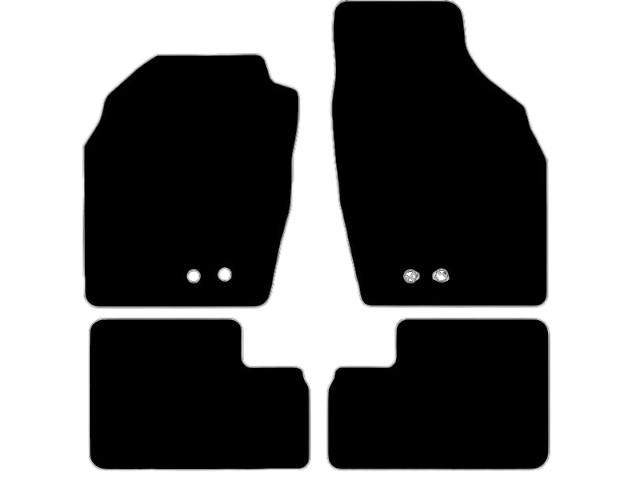 MATTENSET VELOURS (DONKERGRIJS) OPEL AGILA A 2002-2008