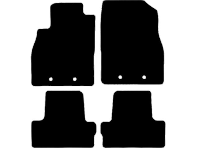 MATTENSET VELOURS (DONKERGRIJS) OPEL AMPERA 2012-