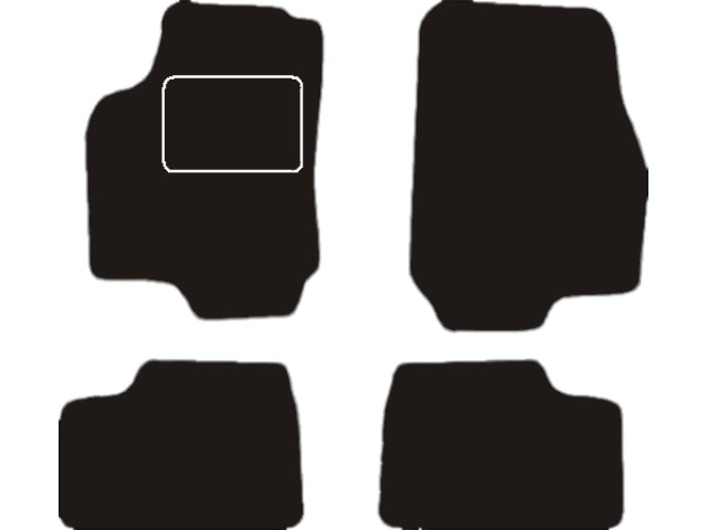 MATTENSET VELOURS (DONKERGRIJS) OPEL ASTRA G 1998-2004