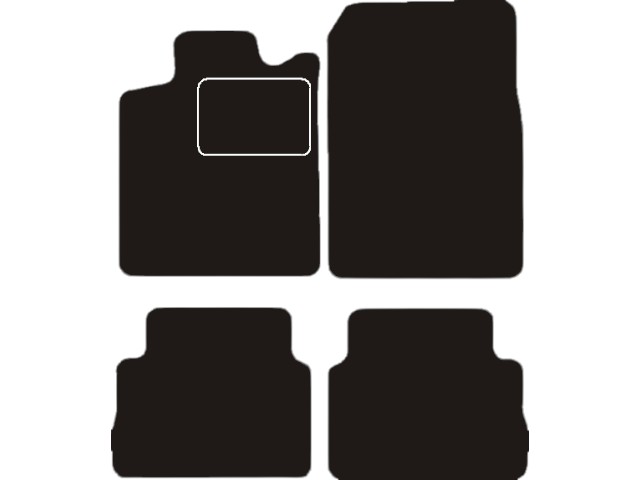 MATTENSET VELOURS (DONKERGRIJS) OPEL VECTRA C 2002-2009