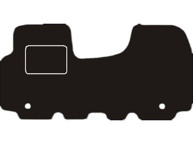 MATTENSET VELOURS (DONKERGRIJS) OPEL VIVARO 2001-2014