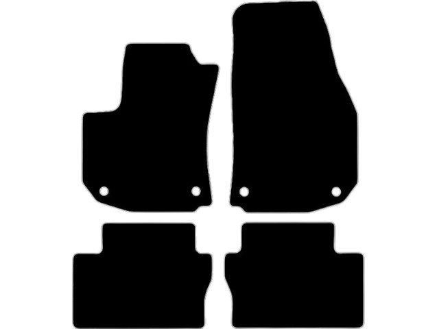 MATTENSET VELOURS (DONKERGRIJS) OPEL ZAFIRA B 2006-2012 5 PERS