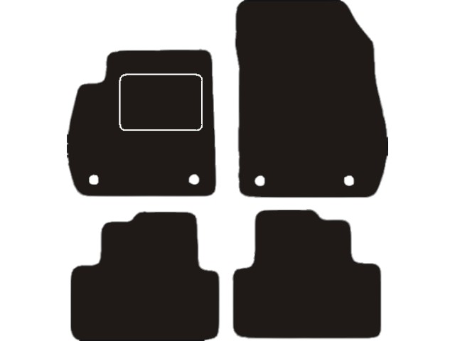 MATTENSET VELOURS (DONKERGRIJS) OPEL ZAFIRA C 2012- 5P