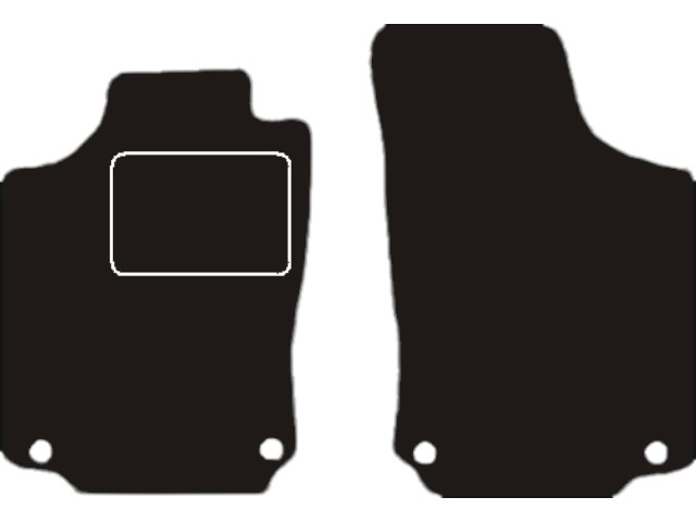 MATTENSET VELOURS (DONKERGRIJS) OPEL TIGRA B 2004-2009