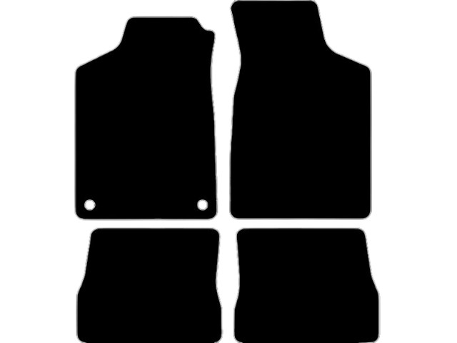 MATTENSET VELOURS (DONKERGRIJS) PEUGEOT 106 1991-1995