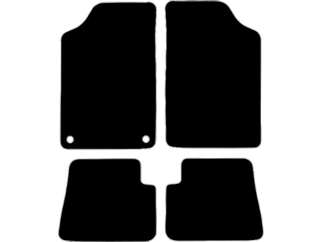 MATTENSET VELOURS (DONKERGRIJS) PEUGEOT 205-309 1983-1998