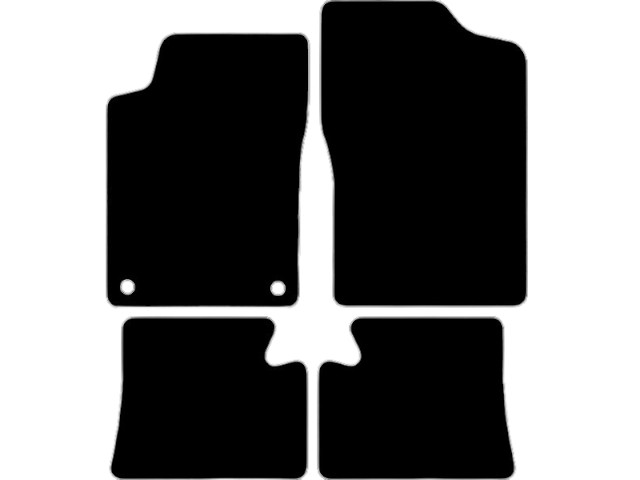 MATTENSET VELOURS (DONKERGRIJS) PEUGEOT 306 1993-2001