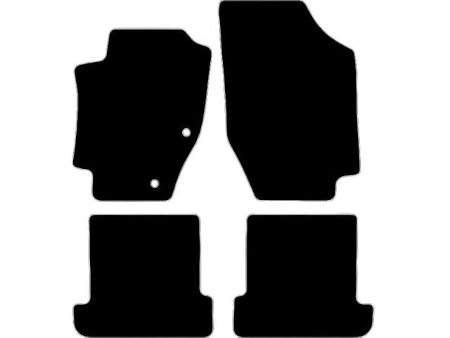 MATTENSET VELOURS (DONKERGRIJS) PEUGEOT 307 CC 2003-2009