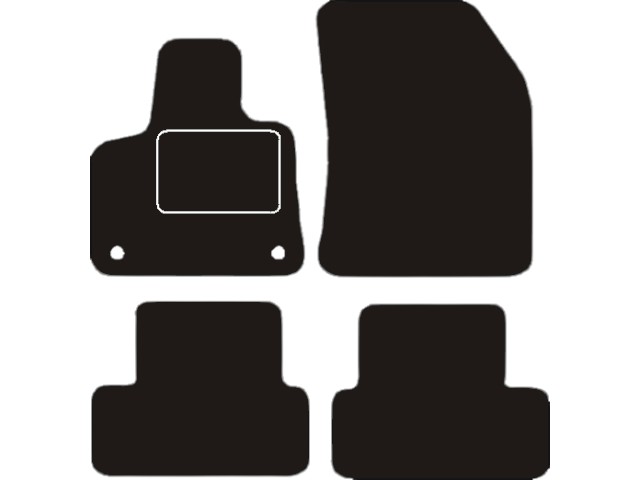 MATTENSET VELOURS (DONKERGRIJS) PEUGEOT 3008 2016-