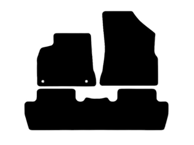 MATTENSET VELOURS (DONKERGRIJS) PEUGEOT 5008 2009-