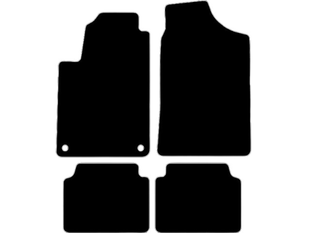 MATTENSET VELOURS (DONKERGRIJS) PEUGEOT 605 1990-1999