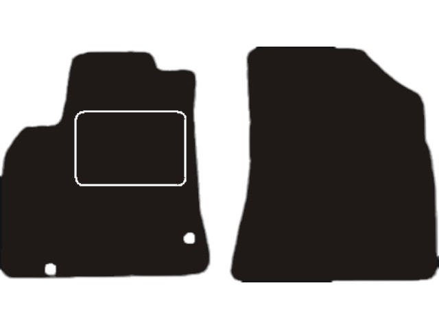 MATTENSET VELOURS (DONKERGRIJS) PEUGEOT PARTNER 2008-