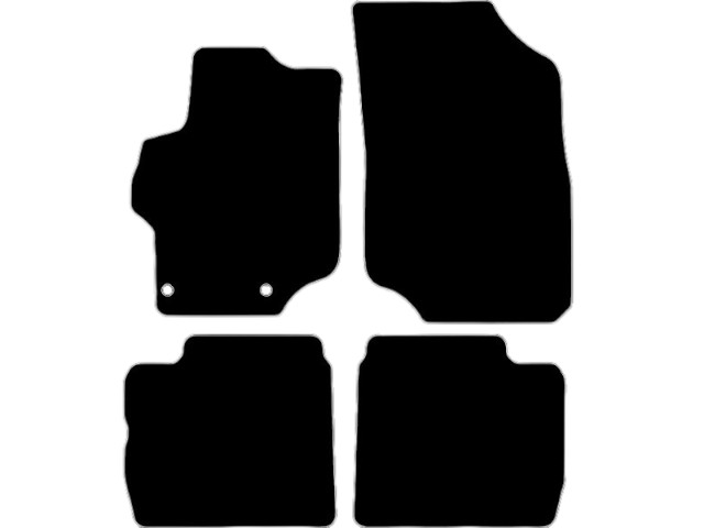 MATTENSET VELOURS (DONKERGRIJS) PEUGEOT 301 2013-