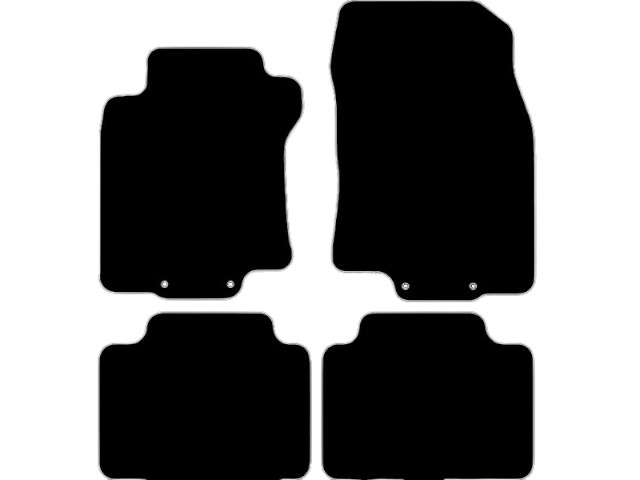 MATTENSET VELOURS (DONKERGRIJS) CHEVROLET KOLEOS 2017-