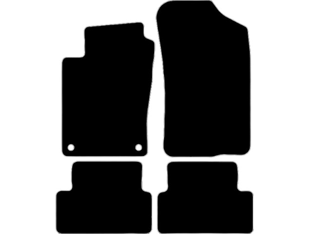 MATTENSET VELOURS (DONKERGRIJS) RENAULT LAGUNA 1994-2000