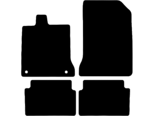 MATTENSET VELOURS (DONKERGRIJS) RENAULT LAGUNA 2007-2015