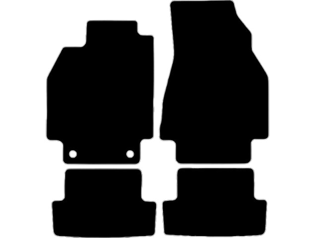 MATTENSET VELOURS (DONKERGRIJS) RENAULT MEGANE CC 2003-