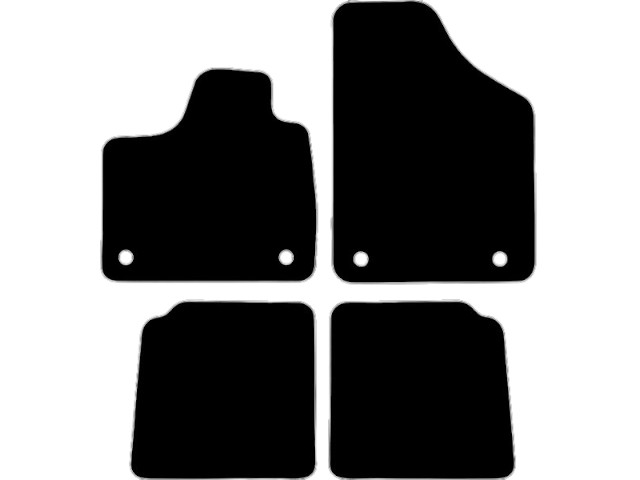 MATTENSET VELOURS (DONKERGRIJS) RENAULT 25 1984-1992