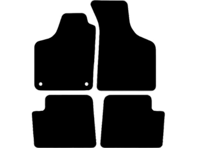 MATTENSET VELOURS (DONKERGRIJS) RENAULT TWINGO I 1993-