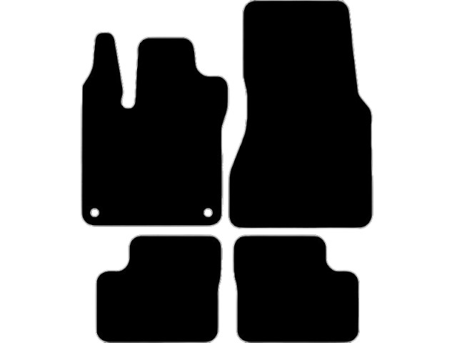 MATTENSET VELOURS (DONKERGRIJS) RENAULT TWINGO 2014-