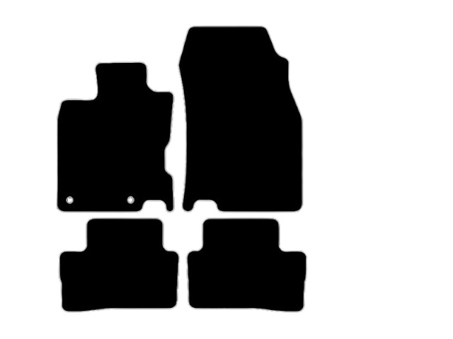 MATTENSET VELOURS (DONKERGRIJS) RENAULT KADJAR 2015-