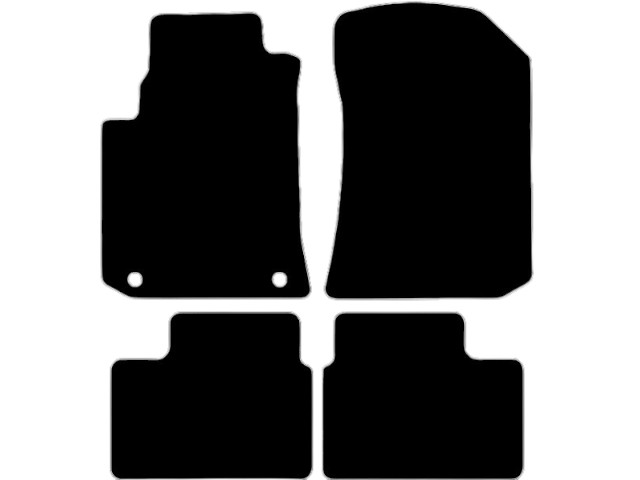MATTENSET VELOURS (DONKERGRIJS) ROVER 75 1999-2005