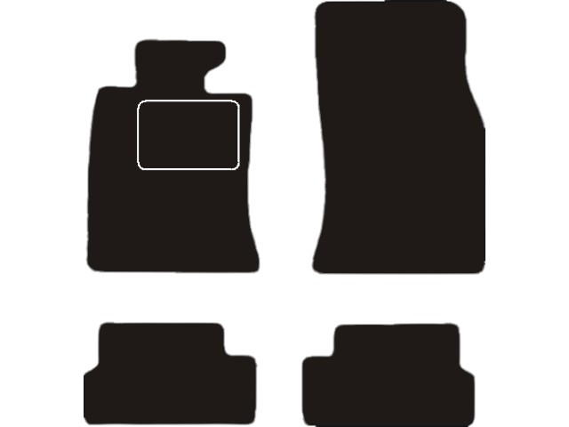 MATTENSET VELOURS (DONKERGRIJS) MINI COOPER 2006-2014 R56