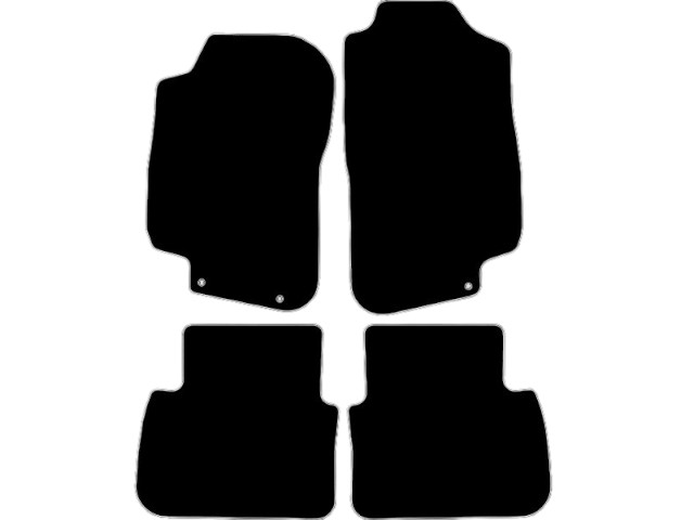 MATTENSET VELOURS (DONKERGRIJS) SAAB 9-5 1998-2007