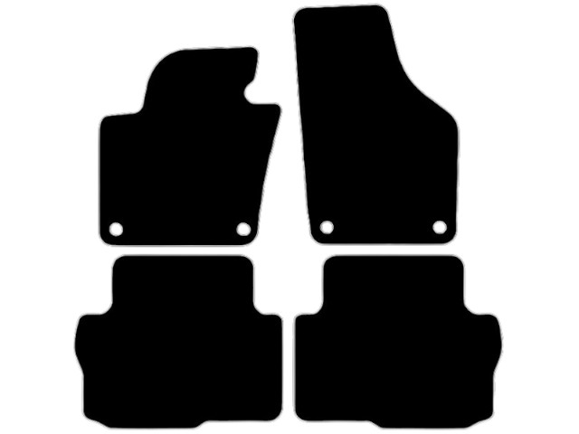 MATTENSET VELOURS (DONKERGRIJS) SEAT ALHAMBRA 2011-