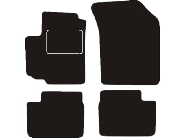 MATTENSET VELOURS (DONKERGRIJS) SUZUKI SWIFT 2010-2017