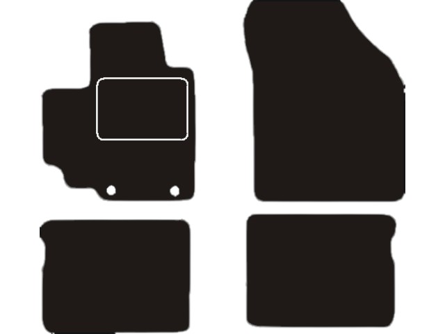 MATTENSET VELOURS (DONKERGRIJS) SUZUKI CELERIO 2015-