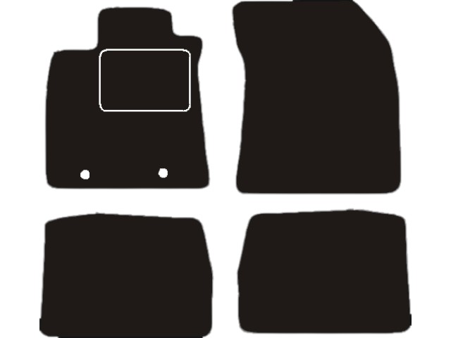 MATTENSET VELOURS (DONKERGRIJS) TOYOTA AVENSIS 2009-2011