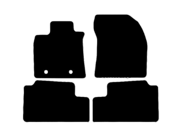 MATTENSET VELOURS (DONKERGRIJS) TOYOTA AVENSIS 2011-