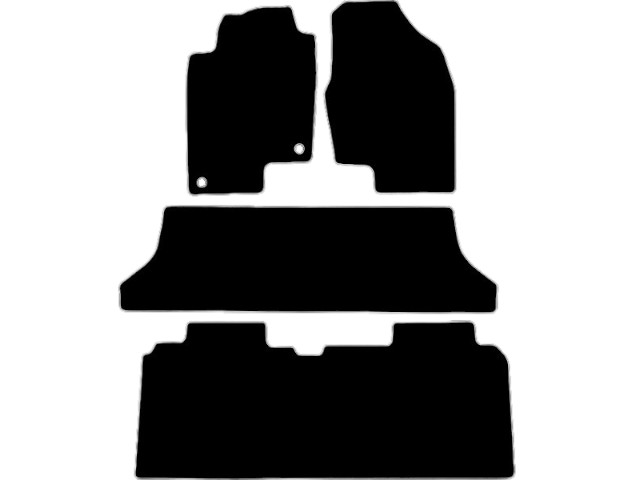 MATTENSET VELOURS (DONKERGRIJS) TOYOTA PREVIA 2000-