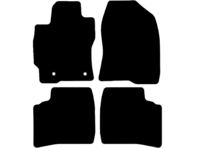 MATTENSET VELOURS (DONKERGRIJS) TOYOTA PRIUS II 2004-2009