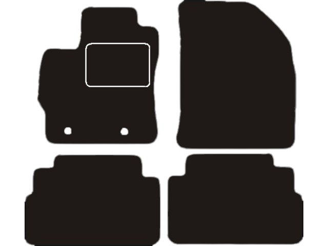 MATTENSET VELOURS (DONKERGRIJS) TOYOTA VERSO 2009-
