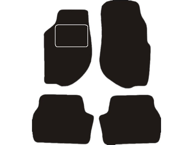 MATTENSET VELOURS (DONKERGRIJS) VOLVO 940-960