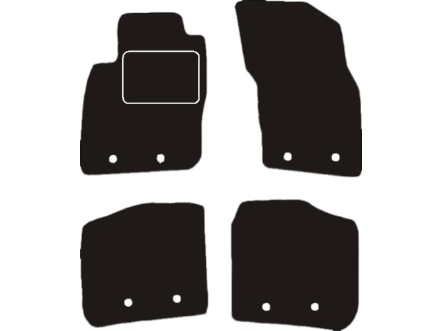 MATTENSET VELOURS (DONKERGRIJS) VOLVO S40-V40 1999-2005