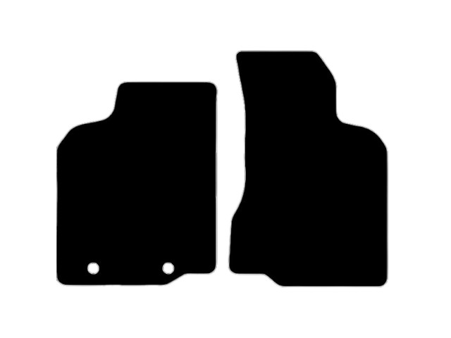 MATTENSET VELOURS (DONKERGRIJS) VW CADDY GRIJSKENTEKEN 1995-2004