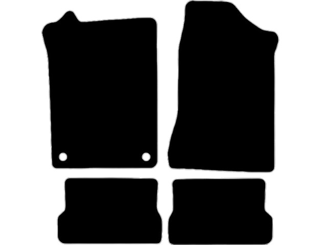 MATTENSET VELOURS (DONKERGRIJS) VW CORRADO 1988-