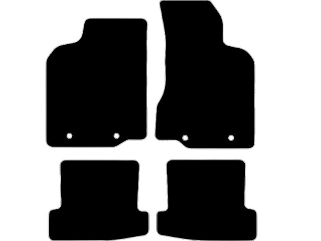 MATTENSET VELOURS (DONKERGRIJS) VW POLO 1994-2000