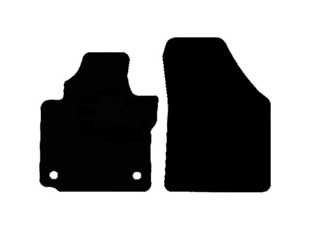 MATTENSET VELOURS (DONKERGRIJS) VW CADDY 2012-