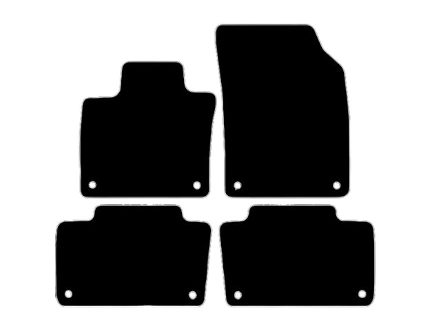 MATTENSET VELOURS (DONKERGRIJS) VOLVO XC90 2015-