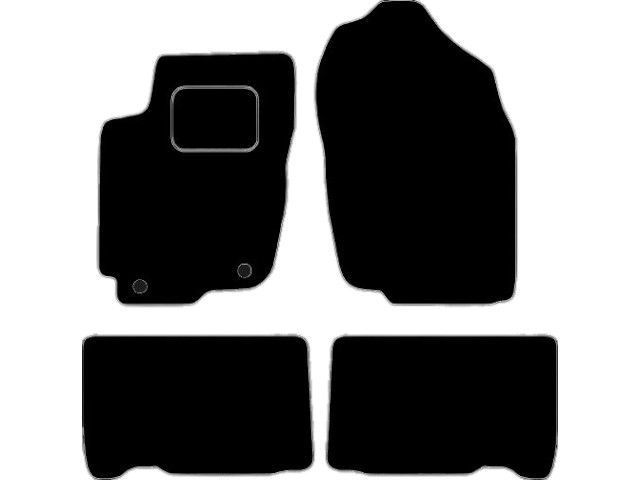 MATTENSET VELOURS (DONKERGRIJS) TOYOTA RAV4 2016- HYBRIDE
