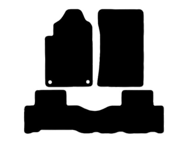 MATTENSET VELOURS (DONKERGRIJS) SSANGYONG REXTON 2002-2015
