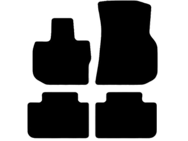 MATTENSET VELOURS (DONKERGRIJS) BMW X3 2017- G01
