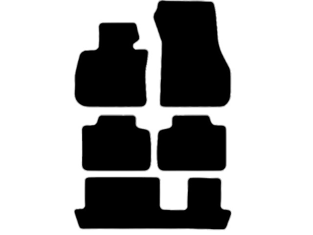 MATTENSET VELOURS (DONKERGRIJS) BMW 2-SERIE F46 2014- GRAN TOUR