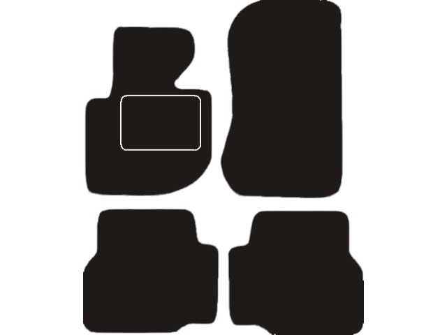 MATTENSET VELOURS (DONKERGRIJS) BMW E36 3-SERIE COMPACT 1994-2000